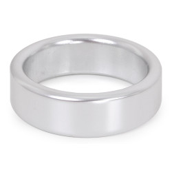 Kiotos Cockring en aluminium Circle 15mm Argenté